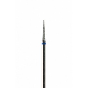 Фреза алмазная конусная заостренная синяя средняя зернистость 1,6 мм (016) ИГЛА